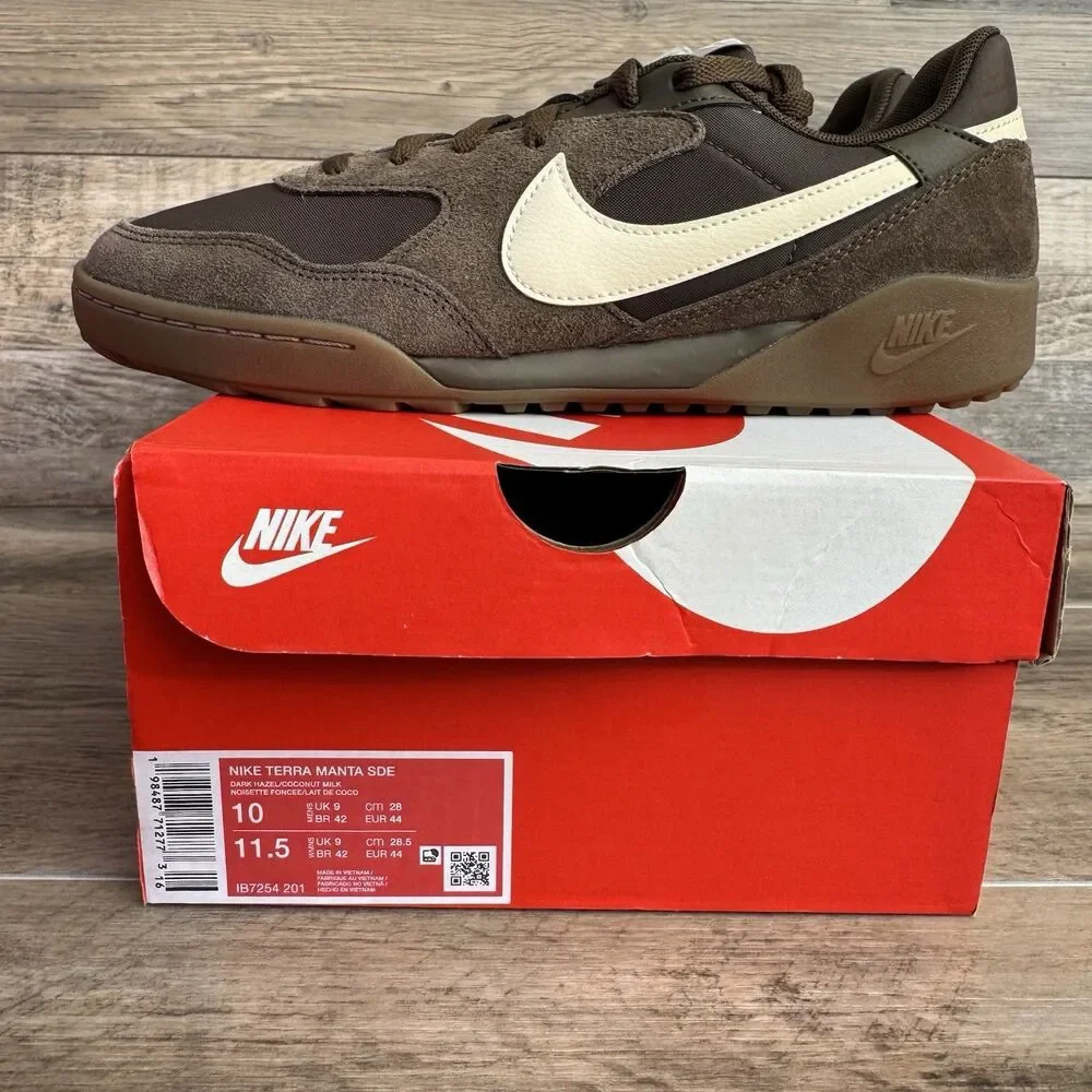 Nike Terra Manta SDE IB7254-201 Dark Hazel/Coconut Milk Men's Size 10